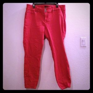 Torrid Red Skinny Jeans